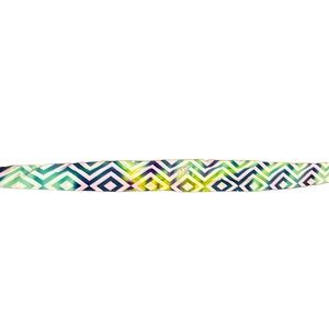 NWOT Tread band sport head band, in a green chevron pattern that ties!